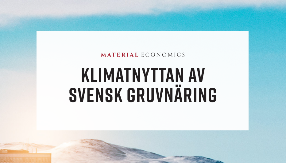  Klimatnyttan av svensk gruvnäring